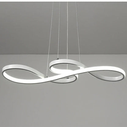 DecorBites™ Gold LED Chandelier: Modern Nordic Dining Room Pendant Lights, Ideal for Kitchen, Bar, Office.