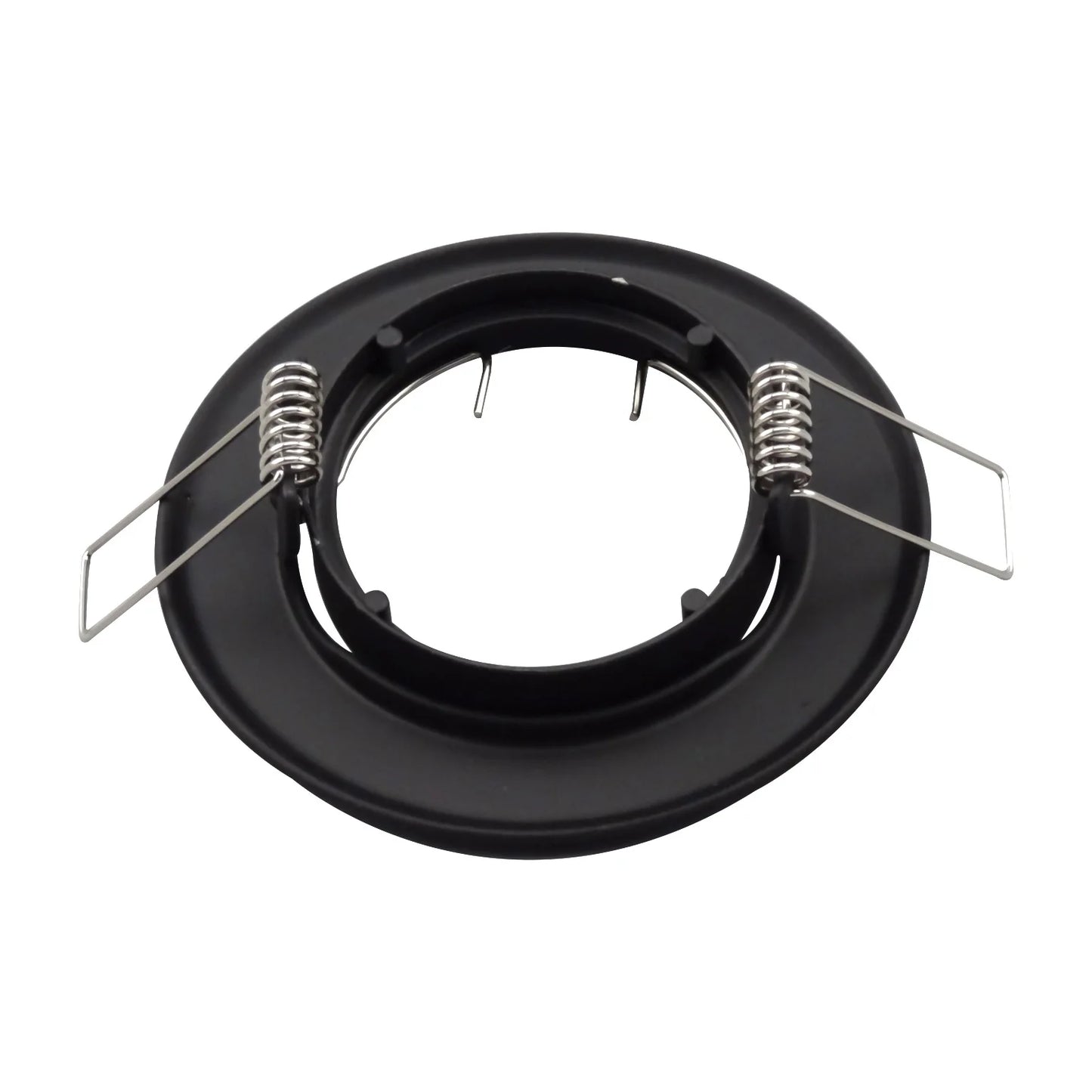 DecorBites™ LED Recessed Downlights Frame - Round Aluminum Spot Lighting Fixture - Black/White/Nickel