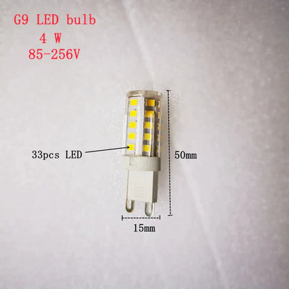 DecorBites™ LED G4 G9 E14 85-265V Bulbs for Crystal Chandeliers Dining Room Floor Light