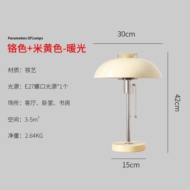 DecorBites™ Bauhaus LED Table Lamp for Retro Atmosphere in Living Room or Bedroom