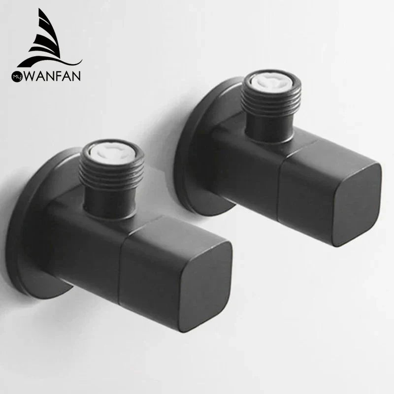 DecorBites™ Black Stainless Steel Filling Valve Faucet, Standard G1/2 Thread Kitchen Mixer Tap