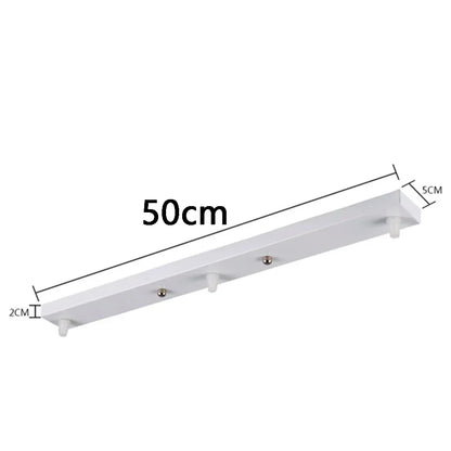 DecorBites™ Ceiling-Mounted Base Canopy Plate Chandelier Pendant Light 3 Heads Lighting