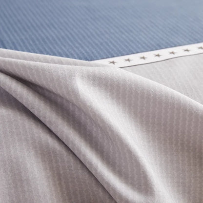 DecorBites™ Cotton Single Duvet Cover - Skin Friendly Quilt Cover for Single King Bed
