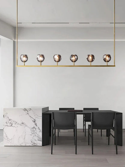DecorBites™ Crystal Chandelier Lights for Modern Kitchen Island Bar Decor