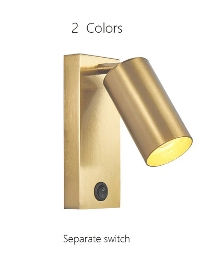DecorBites™ Black Brass LED Wall Sconce Lighting Fixture - Nordic Art Wall Lamp