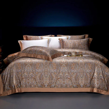 DecorBites™ Bohemian Style 1000TC Egyptian Cotton Bedding Set with Digital Printing