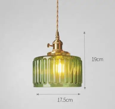 DecorBites™ Blue Glass Pendant Lights - Bedroom Dinning Living Room Fixtures