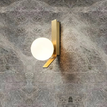 DecorBites™ Glass Ball LED Wall Sconce, Elegant Indoors Lighting for Bedroom & Living Room