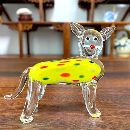 DecorBites™ Glass Animal Figurines: Hand Blown Art Collectibles for Home Decor & Gifts