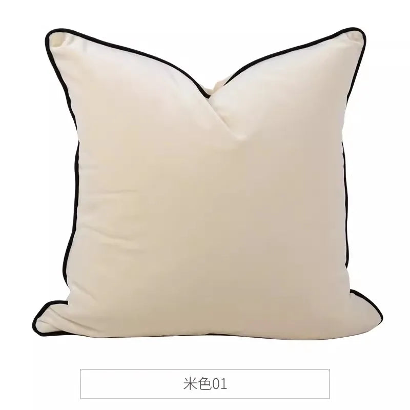 DecorBites™ Chinoiserie Velvet Lumbar Pillow Cover 30x50cm