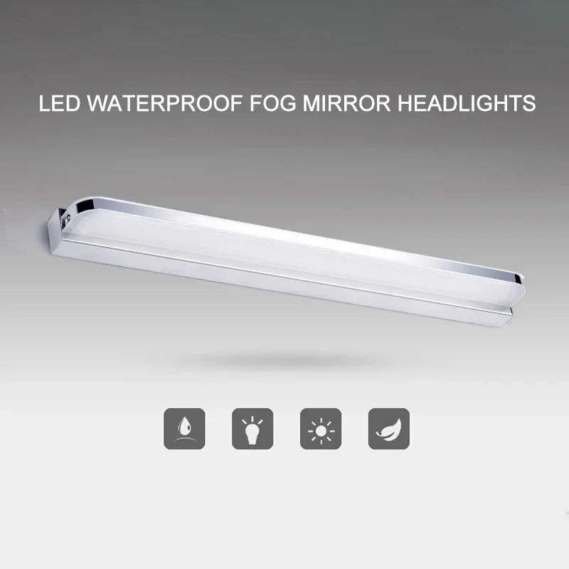 DecorBites™ LED Mirror Light Stainless Steel Modern Bathroom Vanity Lighting
