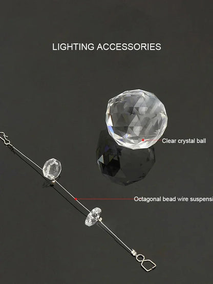 DecorBites™ Crystal Chandelier Lighting for Living Room Hotel Lobby Ceiling