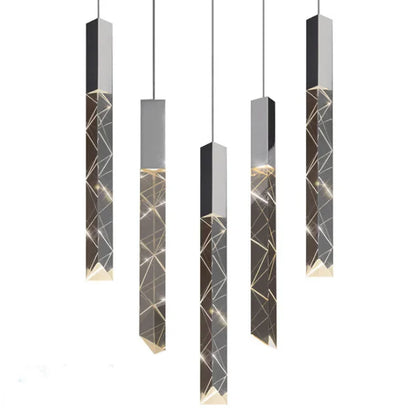 DecorBites™ Crystal Glass LED Pendant Light: Modern Nordic Restaurant Hallway Lighting