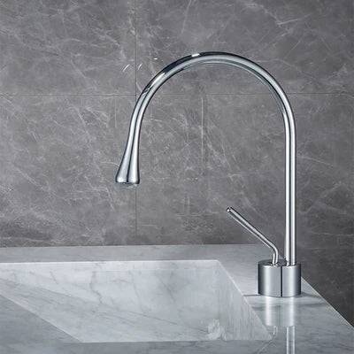 DecorBites™ Antique Brass Bathroom Basin Faucet Hot Cold Black Sink Mixer Kitchen Water Crane