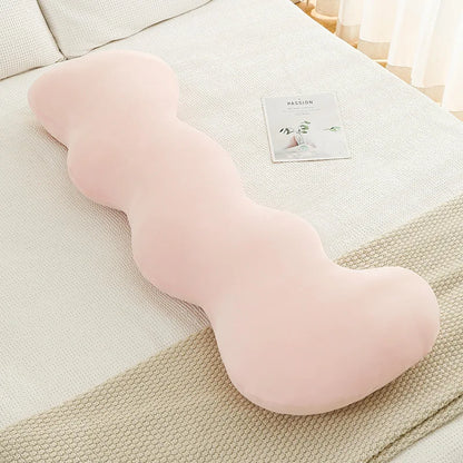 DecorBites™ Ice Cream Wavy Soft Plush Pillow for Girls Bedroom & Sofa