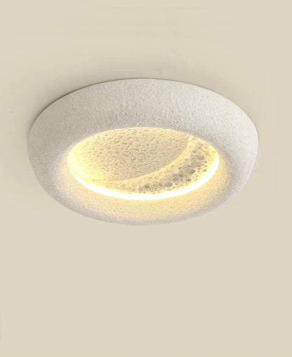 DecorBites™ Cream Breeze Moon Ceiling Lamp: Simple, Warm Lighting for Master Bedroom & Study