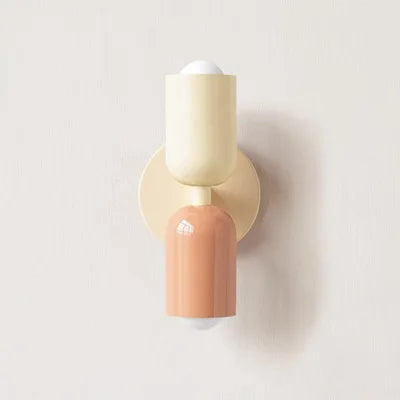 DecorBites™ Cream Double Head Wall Lamp: Nordic Medieval Design for Bedroom, Children's Room, Study