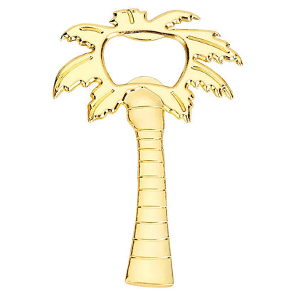 DecorBites™ Coconut Tree Bottle Opener in Silver & Gold: Wedding Kitchen Tool
