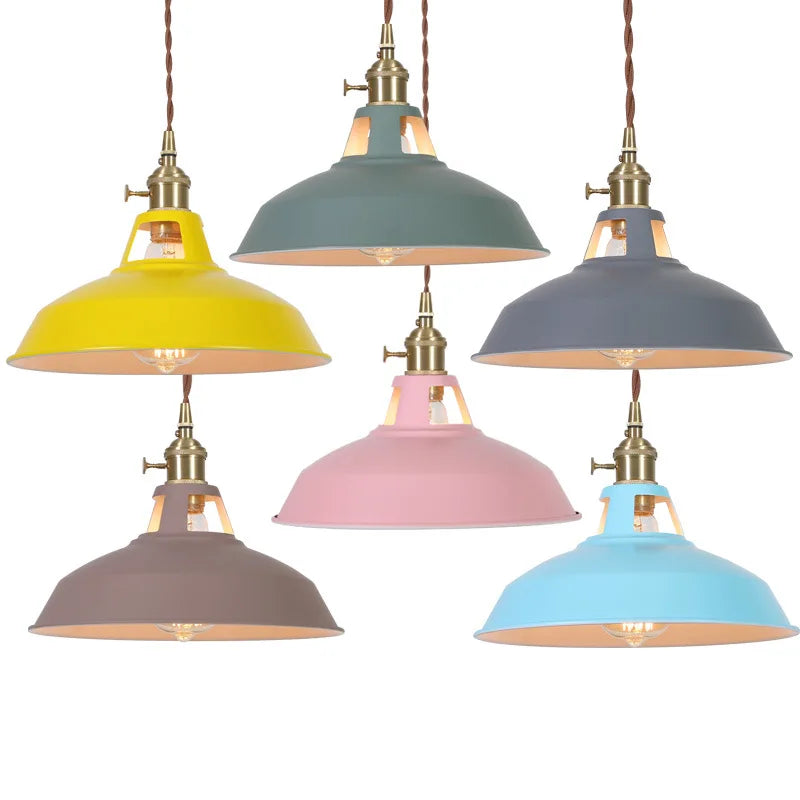 DecorBites™ Blue Iron Art LED Pendant Light, Nordic Modern Style for Home and Commercial Spaces