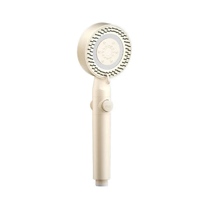 DecorBites™ Black Gas Rain Mist Shower Head for High Water Pressure and Polished Look