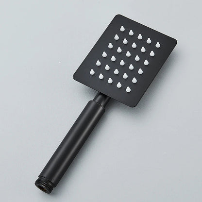 DecorBites™ Black Stainless Steel Handheld Shower Head for Hot and Cold Water