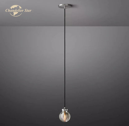 DecorBites™ Crystal Pearl LED Chandelier for Bedroom Dining Kitchen - Modern Small Hanging Pendant Light Fixtures
