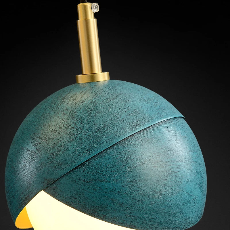 DecorBites™ Blue Copper Chandelier Pendant Light for Kitchen Island & Restaurant
