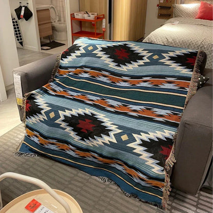 DecorBites™ Bohemian Knit Throw Blanket