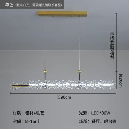 DecorBites™ Gold Crystal Ring Chandelier Pendant Light, Luxury Modern Design for Home Décor
