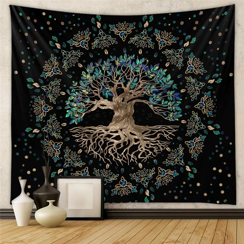 DecorBites™ Bohemian Decorative Tapestry Yoga Mat Sofa Blanket