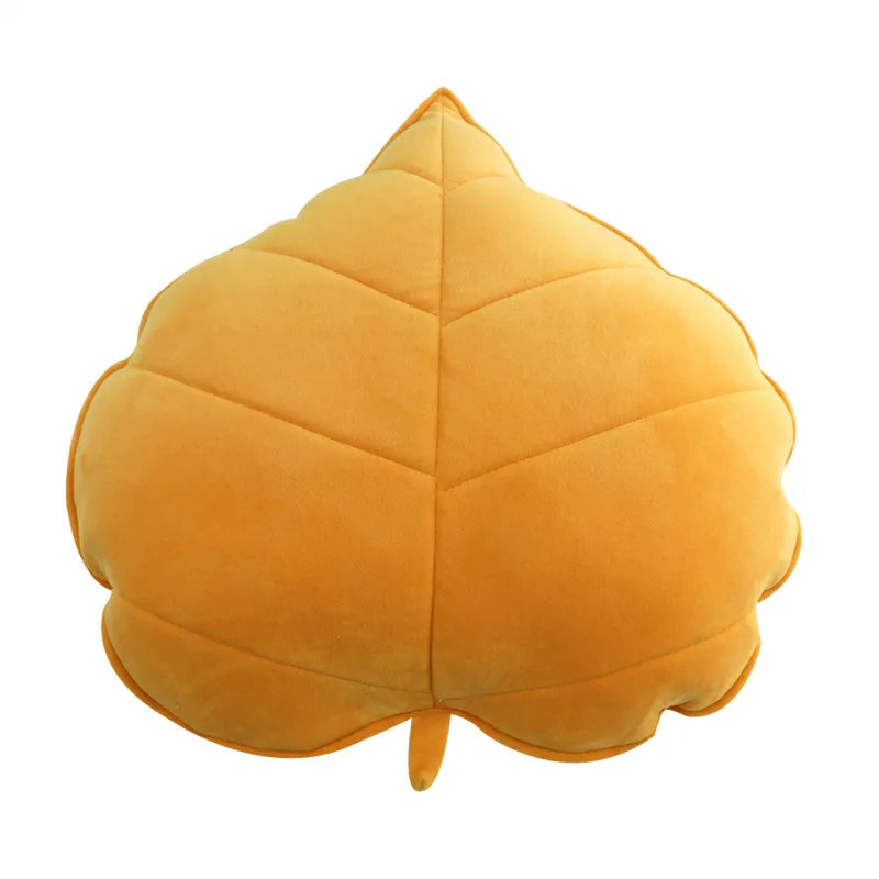 DecorBites™ 3D Leaf Throw Pillow | Soft Plush Toy Cushion for Home Car Bedroom