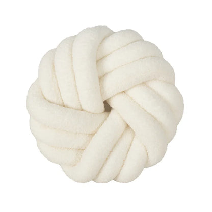 ™ Knotted Ball Grey Throw Pillow for Bed Couch Living Room