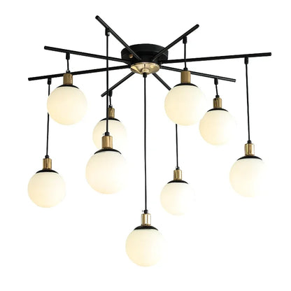 DecorBites™ Art Glass Ball Molecule Chandelier for Living Room, Children's Room, Study & Home Decor