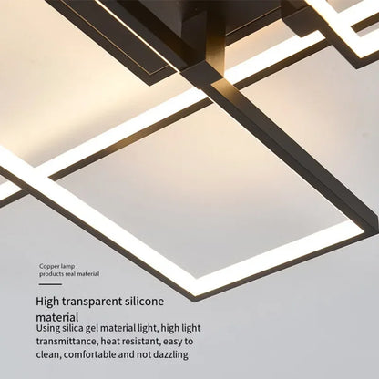 DecorBites™ LED Ceiling Chandelier: Modern Living Room Dining Kitchen Decor Lighting Fixture
