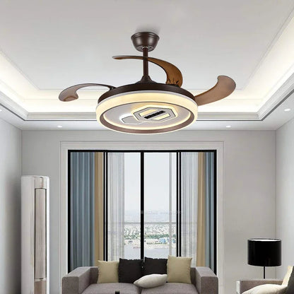 DecorBites™ Adjustable Blade Ceiling Fan Light with Remote-Controlled LED - Elegant Home Decor