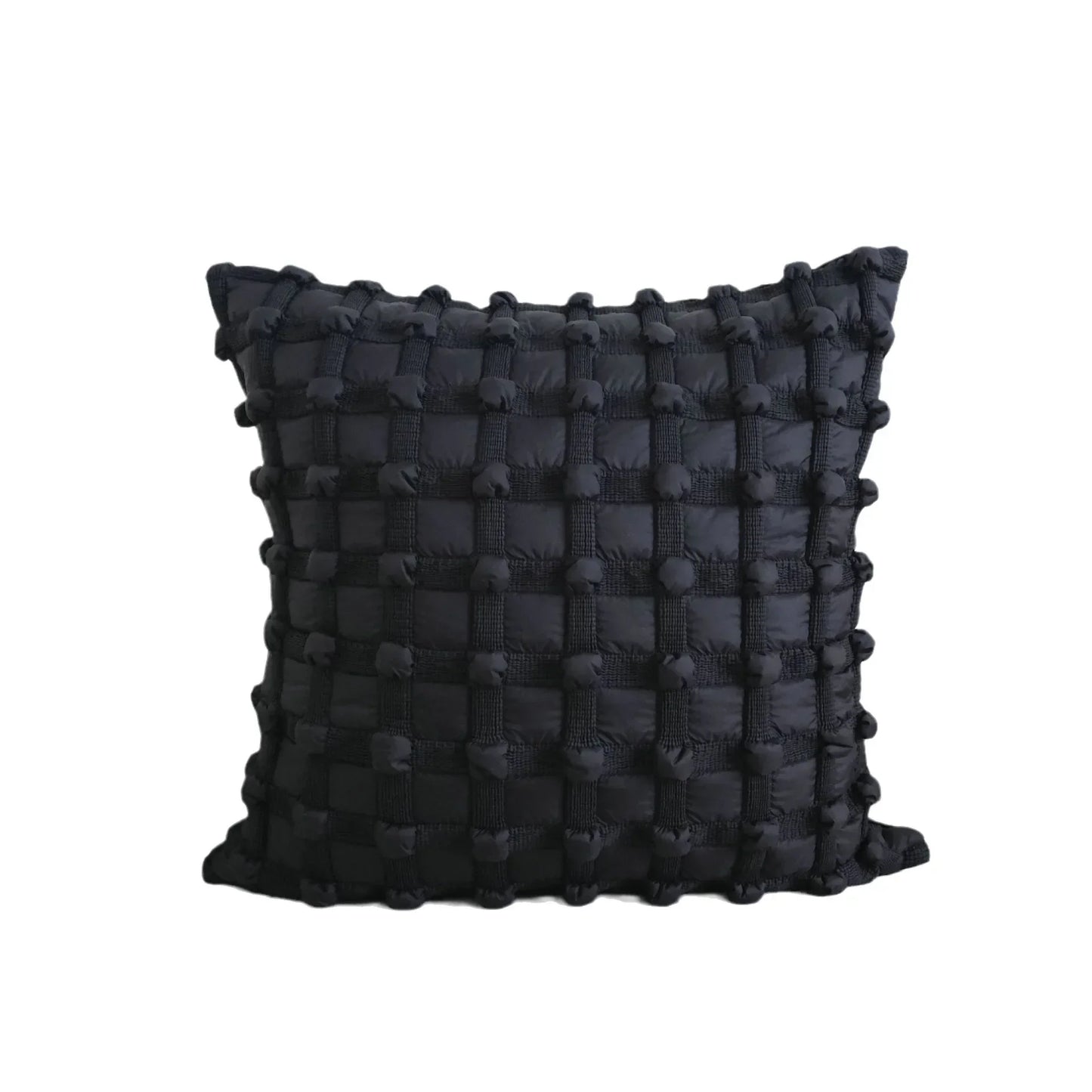 DecorBites™ Bubble Plaid Cushion Cover - Elegant Three-Dimensional Pillowcase