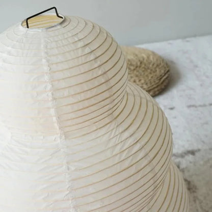 DecorBites™ Japanese Rice Paper Floor Lamp Modern Wabi Sabi Lantern Light
