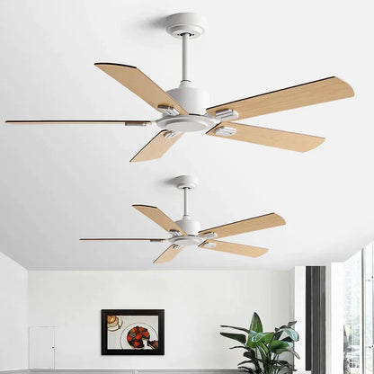 DecorBites™ 56" Industrial Style Black Ceiling Fan with Remote Control for Indoor Rooms