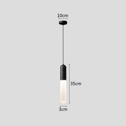 DecorBites™ Gold LED Pendant Lamp for Bedroom & Kitchen Lighting - Long Cable Suspended Fixture