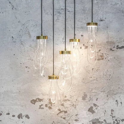 DecorBites™ LED Acrylic Pendant Light for Bedroom and Dining Room