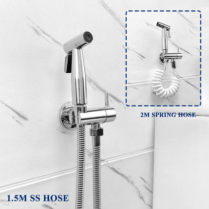 DecorBites™ Gold Bidet Faucet Handheld Sprayer Single Cold Water Tap Hygienic Toilet Shower
