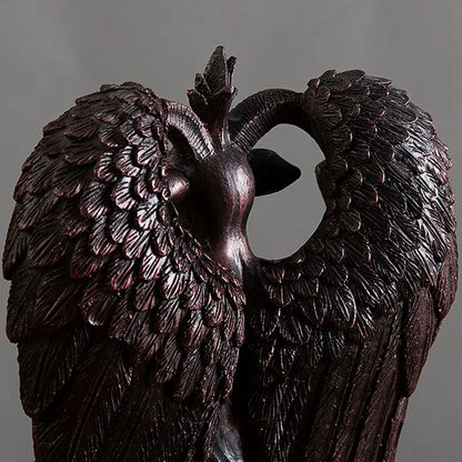 DecorBites™ Baphomet Horned Devil Statue 16cm: Satanic Goat Figurine for Home Office Decor