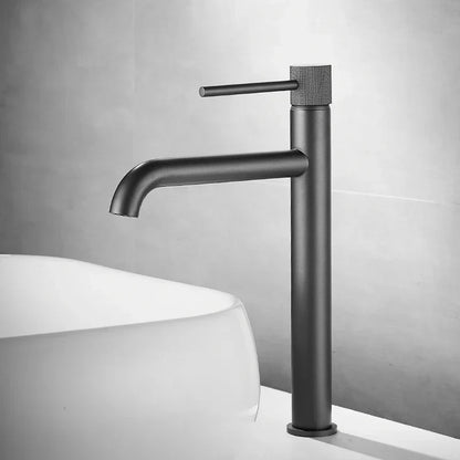 DecorBites™ Brushed Gold Basin Faucet Single Handle Bathroom Sink Mixer Tap