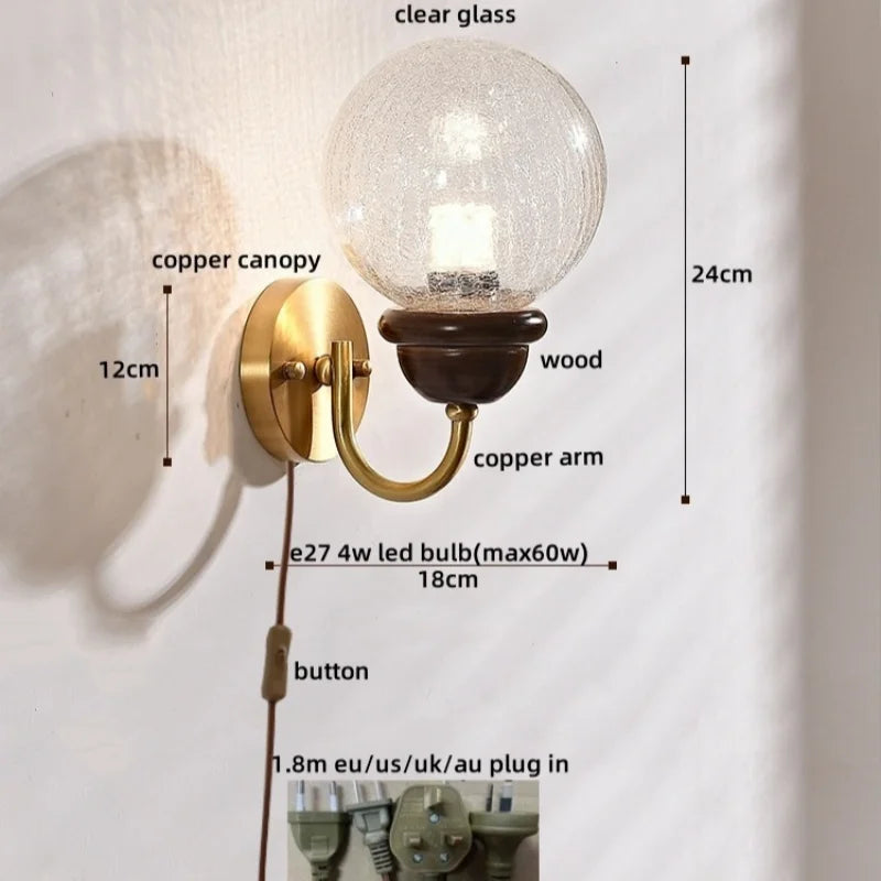 ™ Japanese Style LED Wall Lights 4W for Home Bathroom Bedroom Mirror Lighting