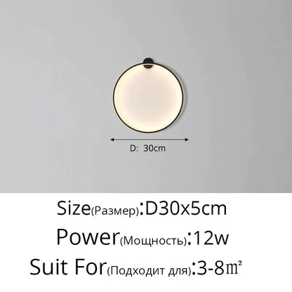 DecorBites™ Elegant Round Wall Sconces for Home Indoor Lighting