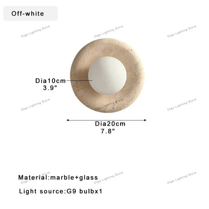DecorBites™ Jade Marble Wall Sconce Lamps: Luxury Light Fixtures for Bedroom, Bathroom, Aisle Decor