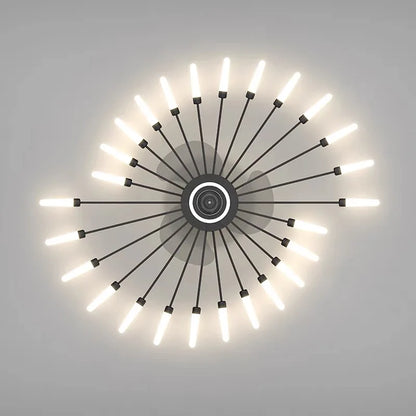 DecorBites™ 2023 Modern Chandelier Ceiling Fan Lights for Living Room Bedroom Upscale Decor
