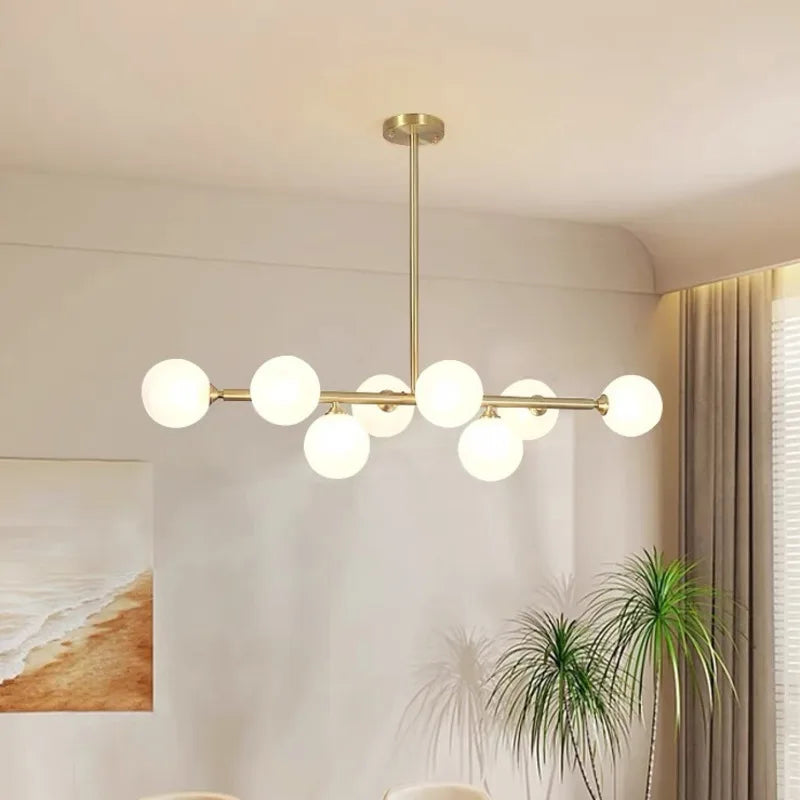 ™ Gold Glass Ball LED Pendant Light for Kitchen Dining Room Lighting
