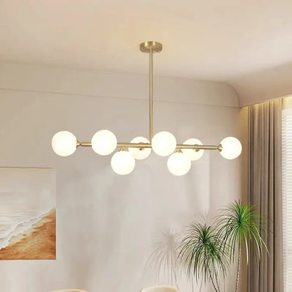 ™ Gold Glass Ball LED Pendant Light for Kitchen Dining Room Lighting