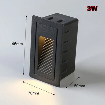 DecorBites™ LED Embedded Wall Light for Outdoor Step&Stair, IP65 Waterproof Recessed Wall Lamp